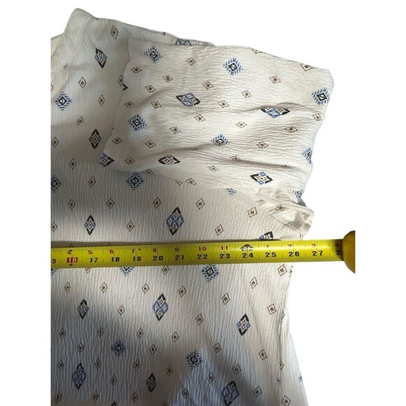 Bit & Bridle Stretchy Multicolor Top Shirt‎ Size 1X Southwestern Coastal Cowgirl - Picture 4 of 6